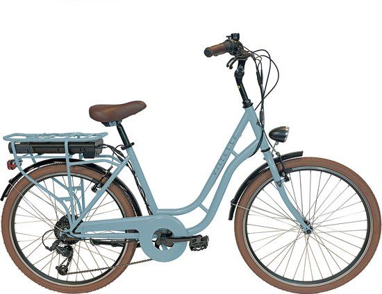 Villette Vintage - Elektrische fiets - 26 inch - 6 versnellingen - Blauw