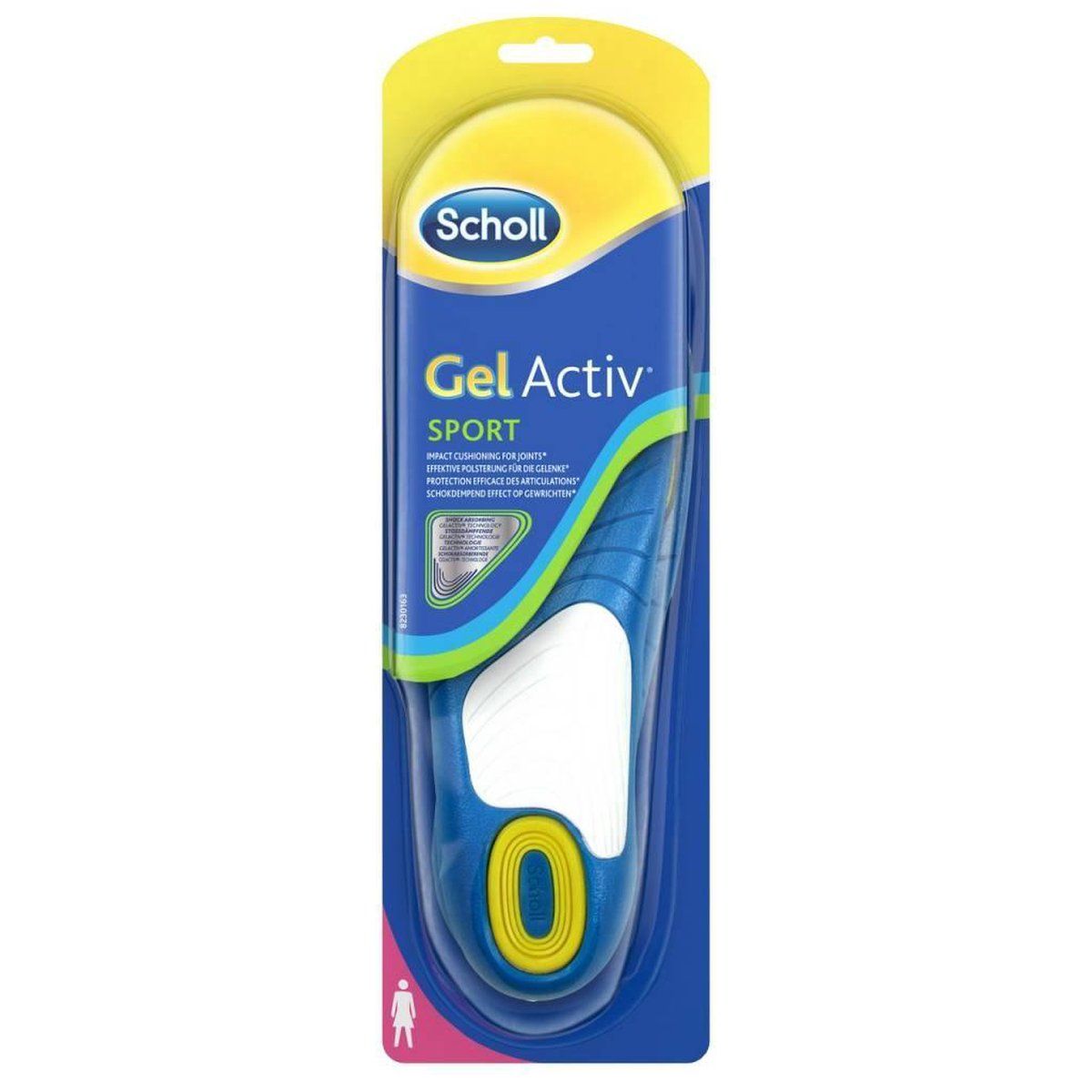 Scholl Gel Activ - Inlegzolen Sport - Schokabsorberend - Multi Colour
