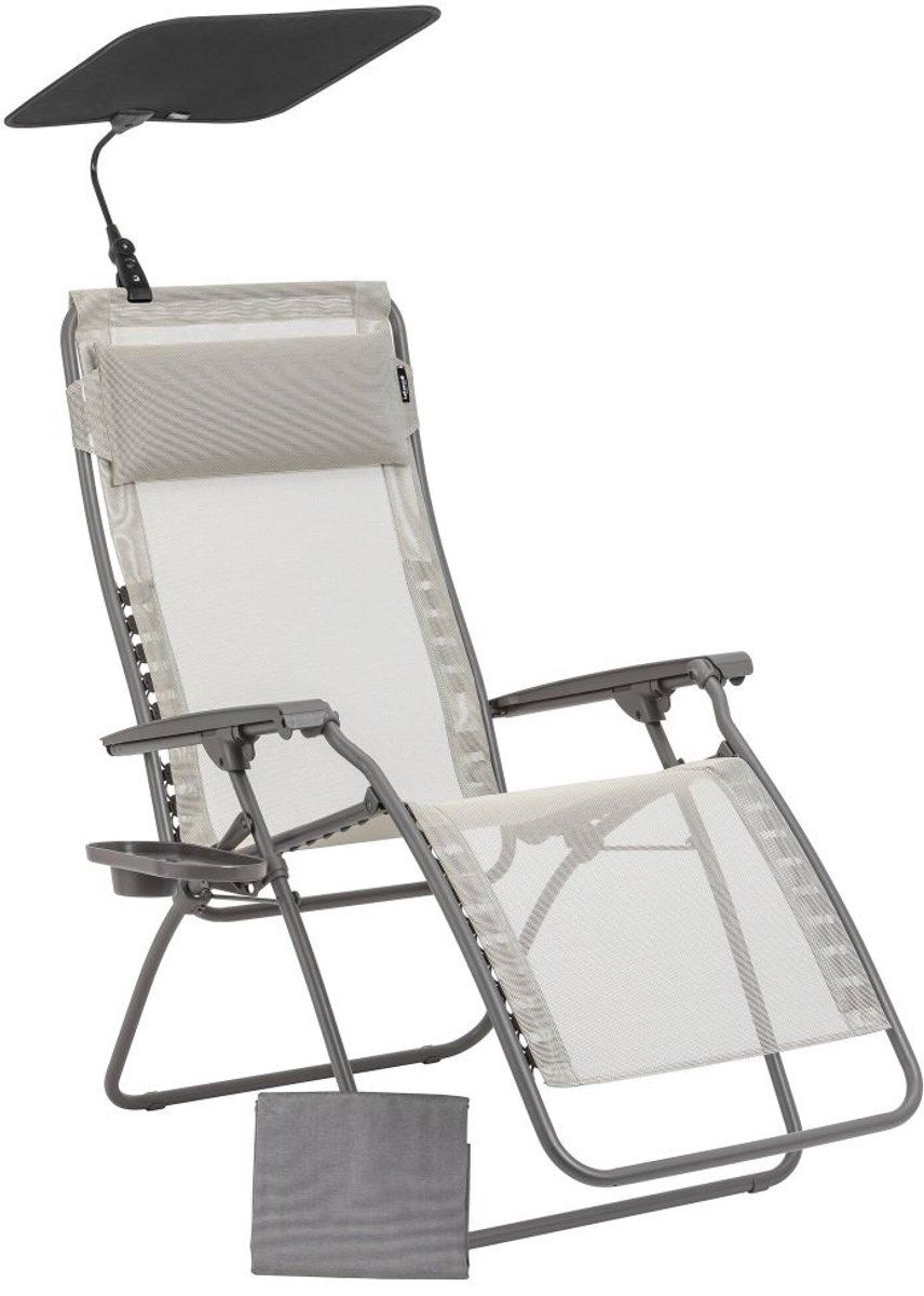 Lafuma Zen Edition - Zero-Gravity Relaxstoel - 3 Accessoires - Beige Seigle