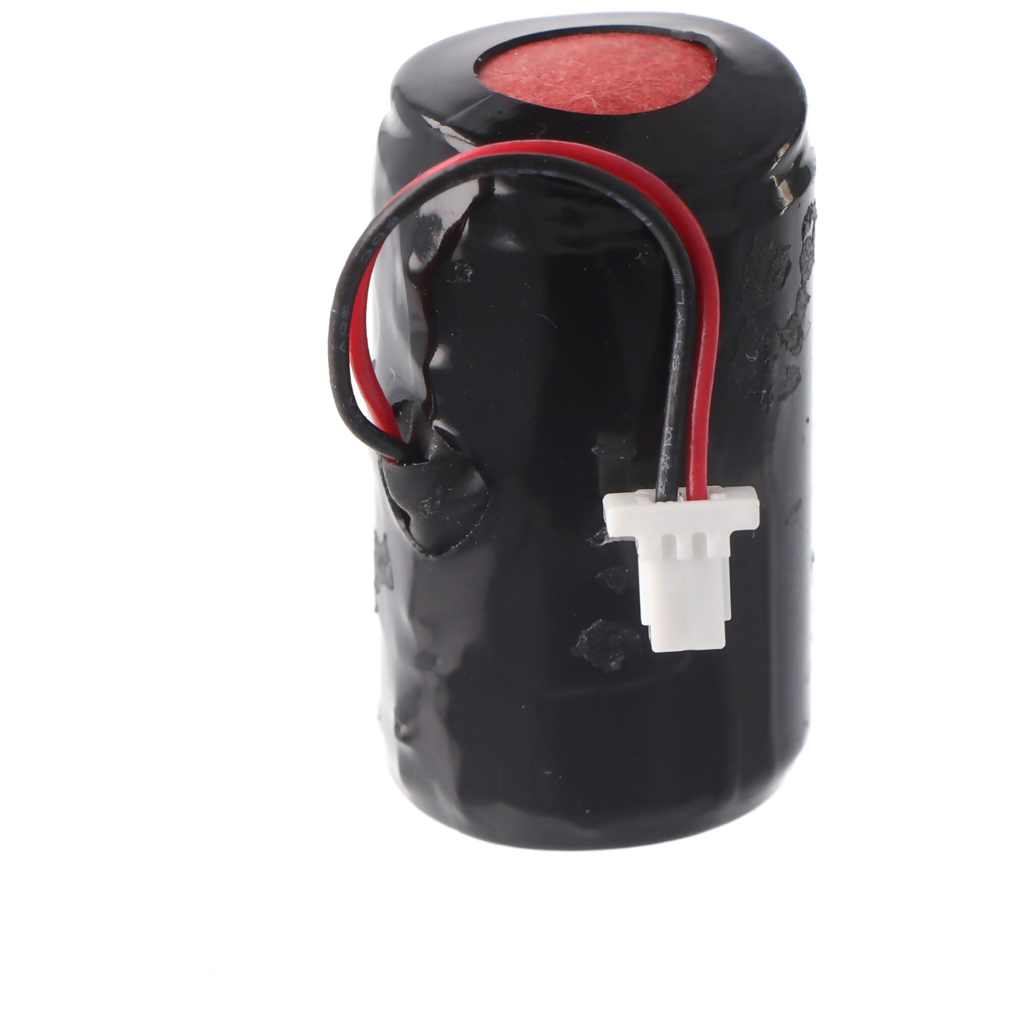 Veilige lithium 3.6V batterij LS14250 met kabel en stekker in het midden van de cel