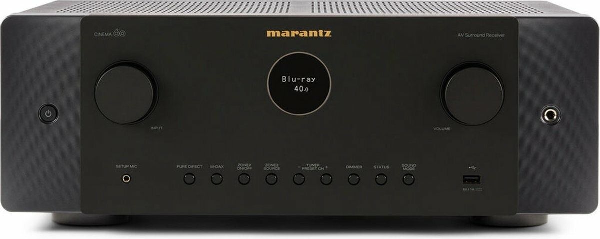 Marantz CINEMA 60 DAB - AV Receiver - 7.2-kanaals 100W Dolby Atmos 8K - Zwart