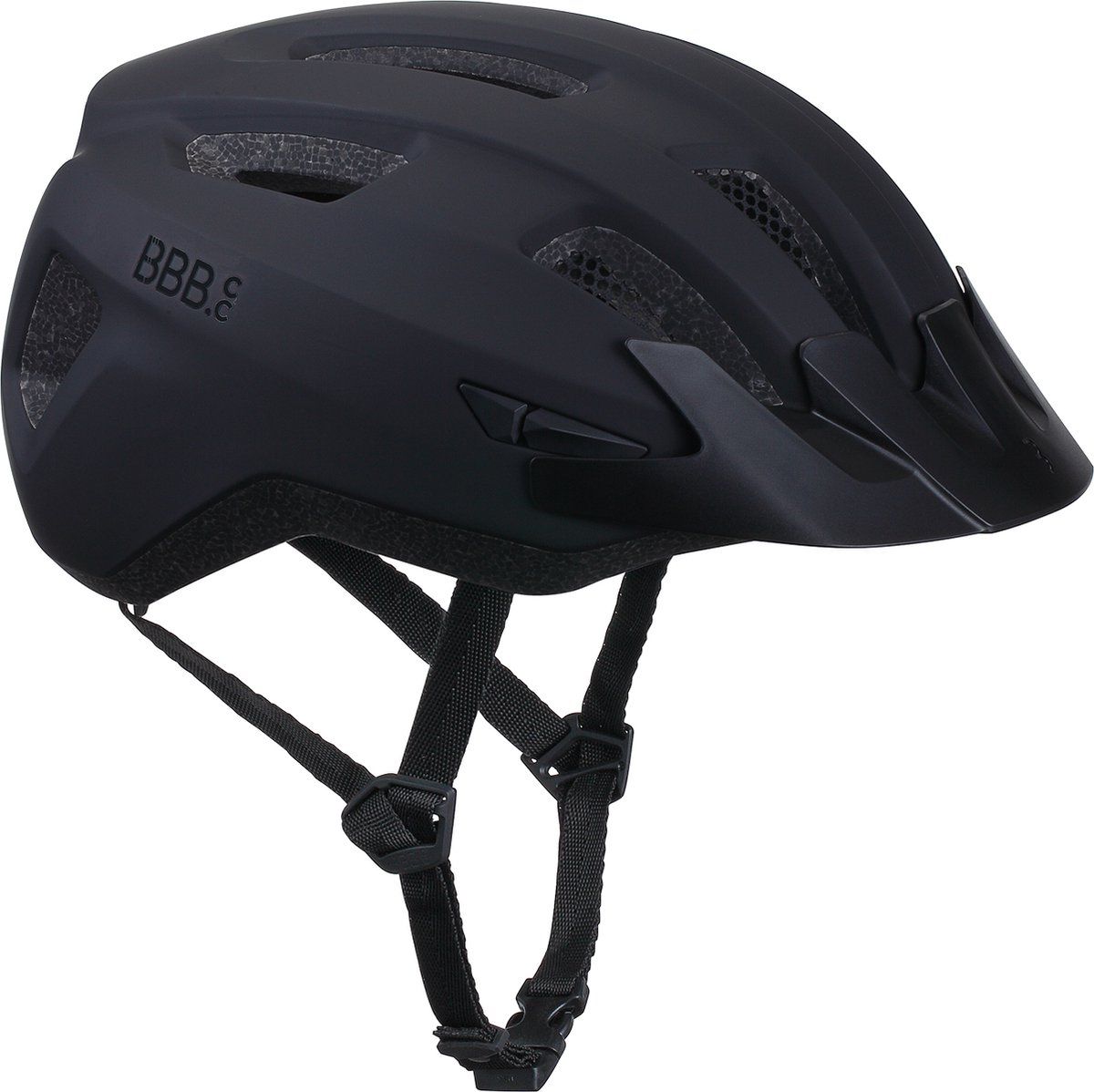 BBB Cycling Condor 2.0 - Fietshelm - Verwijderbaar vizier en insectennet - Mat Zwart