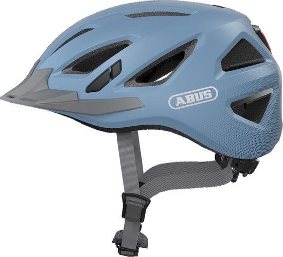 ABUS Urban-I 3.0 - Fietshelm - Veiligheid reflectoren achterlicht - glacier blue S (51-55 cm)