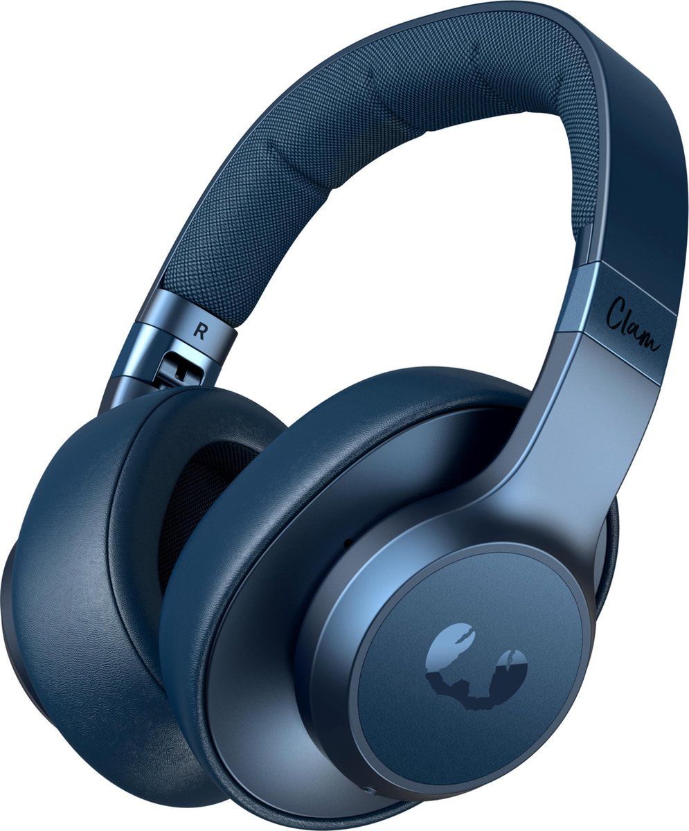 Fresh'n Rebel Clam - Draadloze over-ear koptelefoon - 35 uur speeltijd - Steel Blue