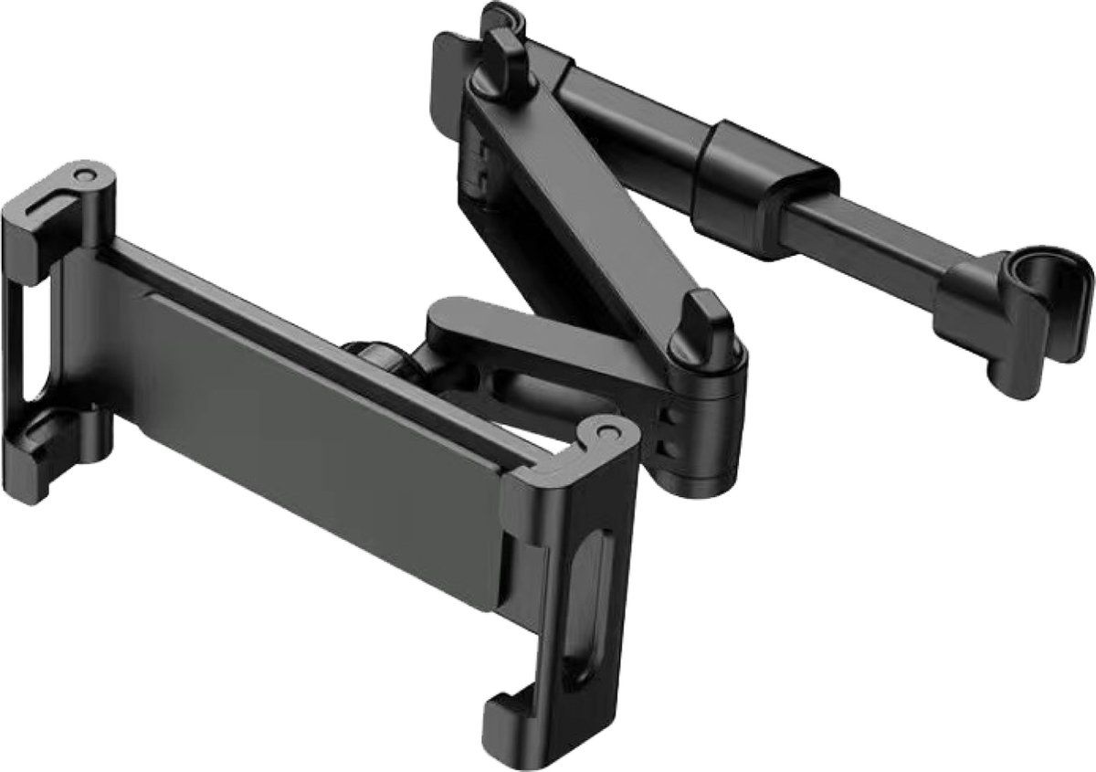 Nuvance Tablet Houder Auto - Hoofdsteun Bevestiging - Kantelbaar En Draaibaar - Geschikt Voor 5.7 Tot 11 Inch