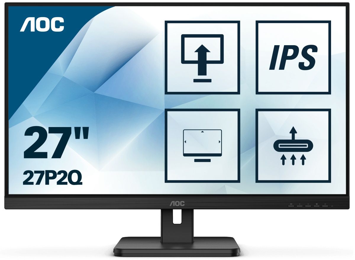 Aoc Zwart 27P2q - Monitor - 27"Full Hd 1920X1080 Ips 75Hz