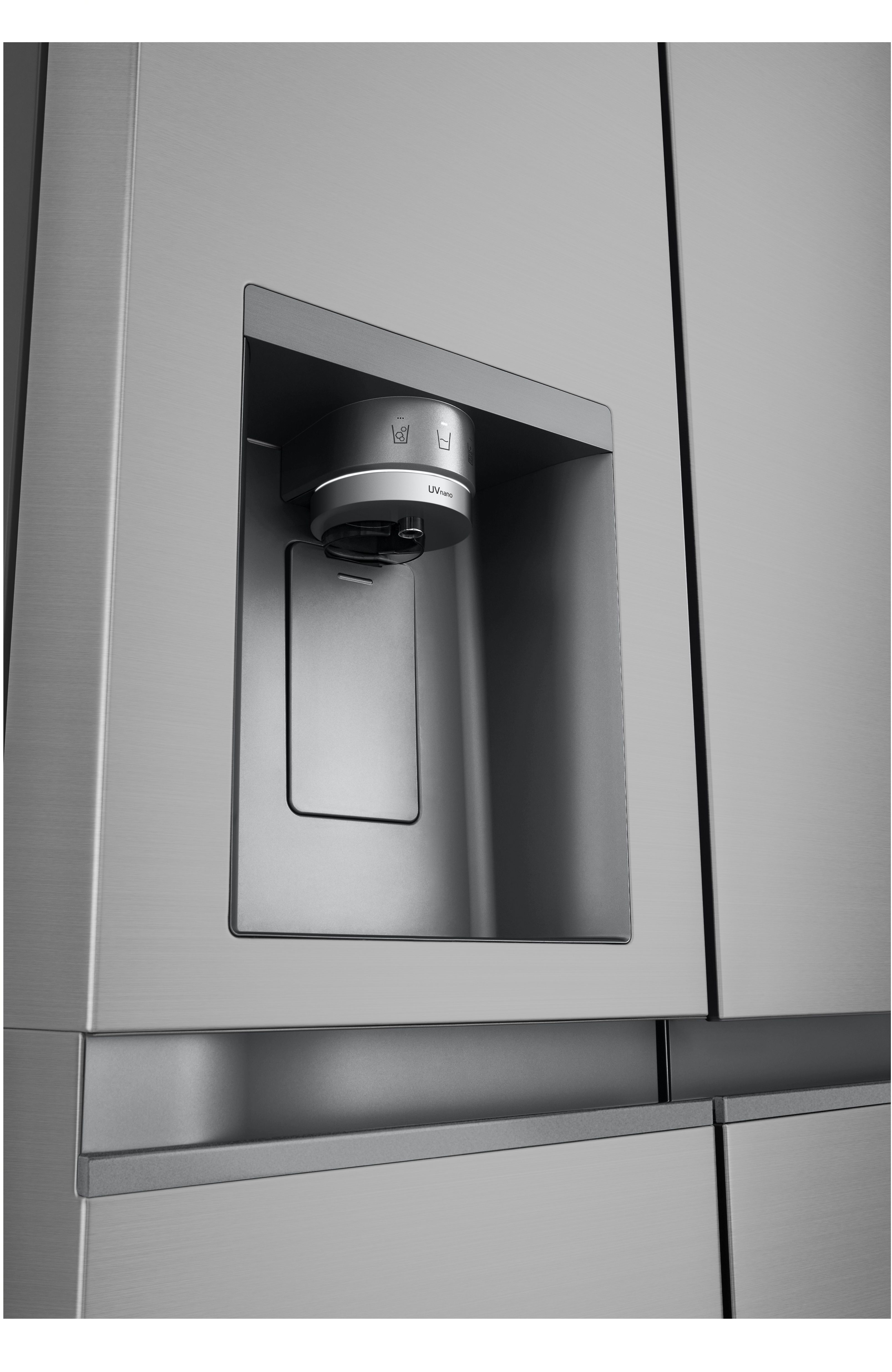 LG GSLE81PYBC - Amerikaanse deur - Vrijstaand 628 l No Frost Zilver refurbished, photo 3