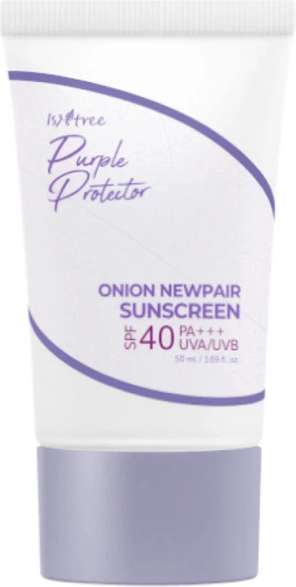 Isntree Onion Newpair - Zonnebrand Spf 40 Pa+++ - Hydratatie En Kalmering - Paars (50ml)