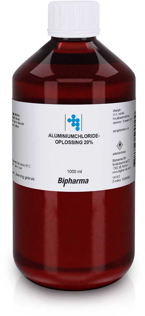 Bipharma Aluminiumchloride Oplossing 20%