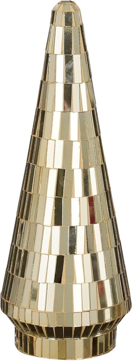 House Of Seasons - Decoratie Kerstboom - Discobal - Goud H33 XØ13 Cm