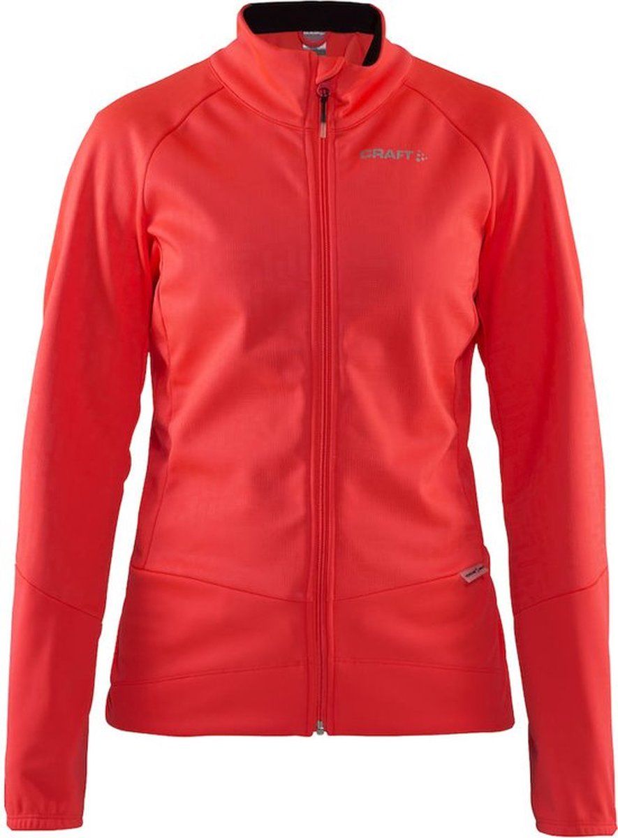 Craft Rime Fietsjack - Dames - Warm - Winddicht - Oranje