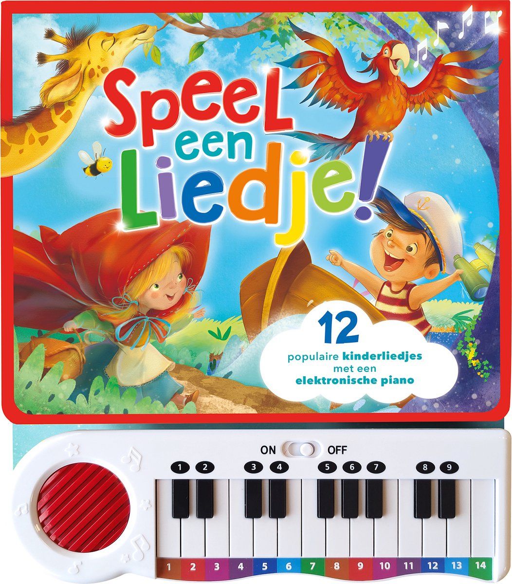 Onbekend Pianoboek - 12 Populaire Kinderliedjes Voor Elektronische Piano - Met Illustraties