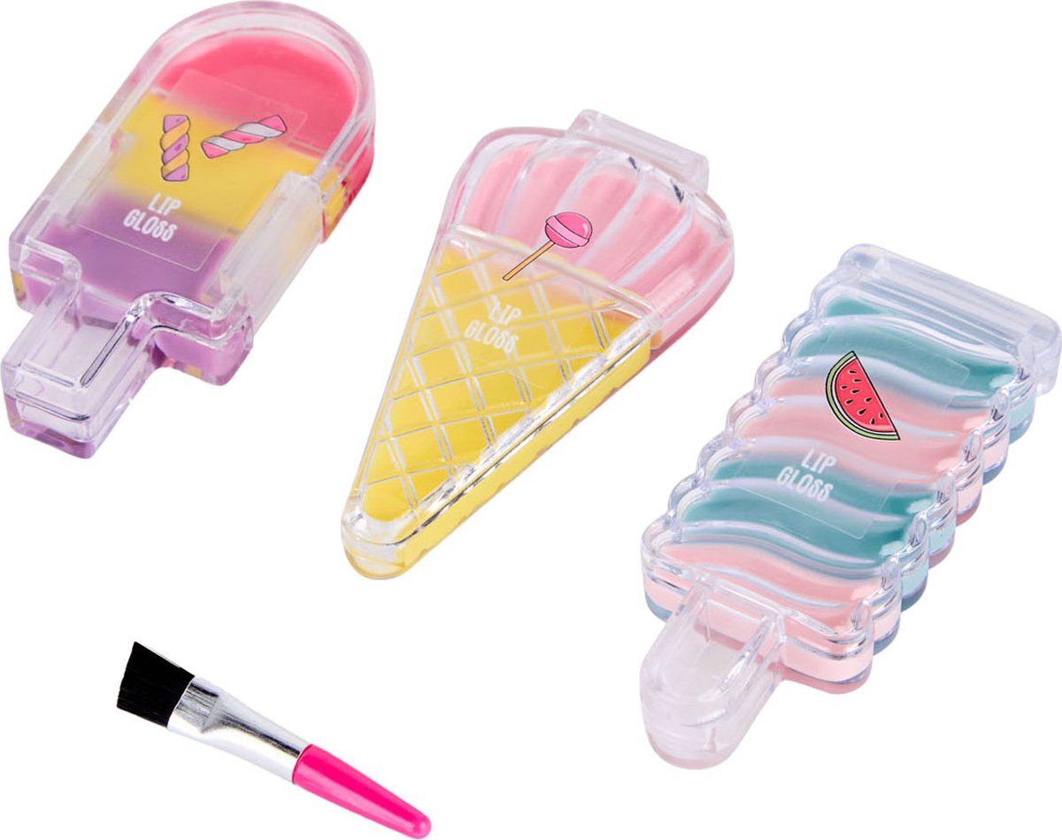 Create It! Candy Lipgloss Ijsjes, 3st.