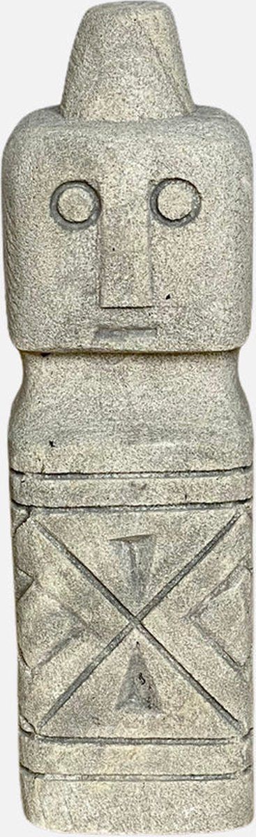 Uma Cantik - Decoratief beeld'Maun Kik Tolu'(Steen)