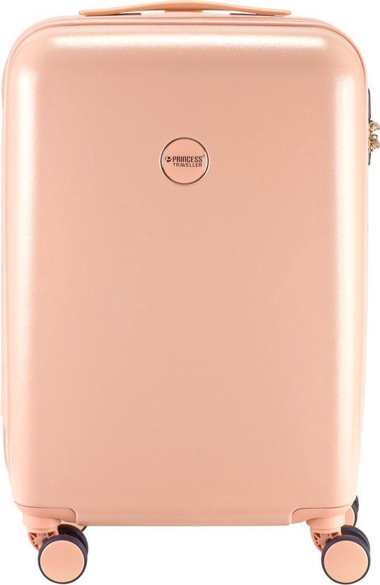 Princess Traveller Harlem - Handbaggage Koffer - Gerecycled Pet - Roze - 55cm