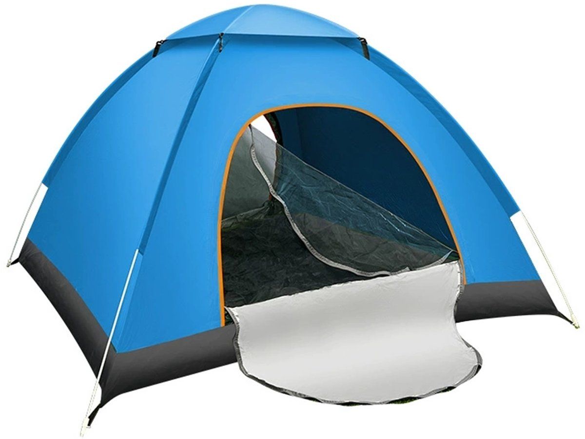 Vdd Pop Up Tent - 2-3 Persoons - Waterdicht - 200x200x130 Cm - Blauw