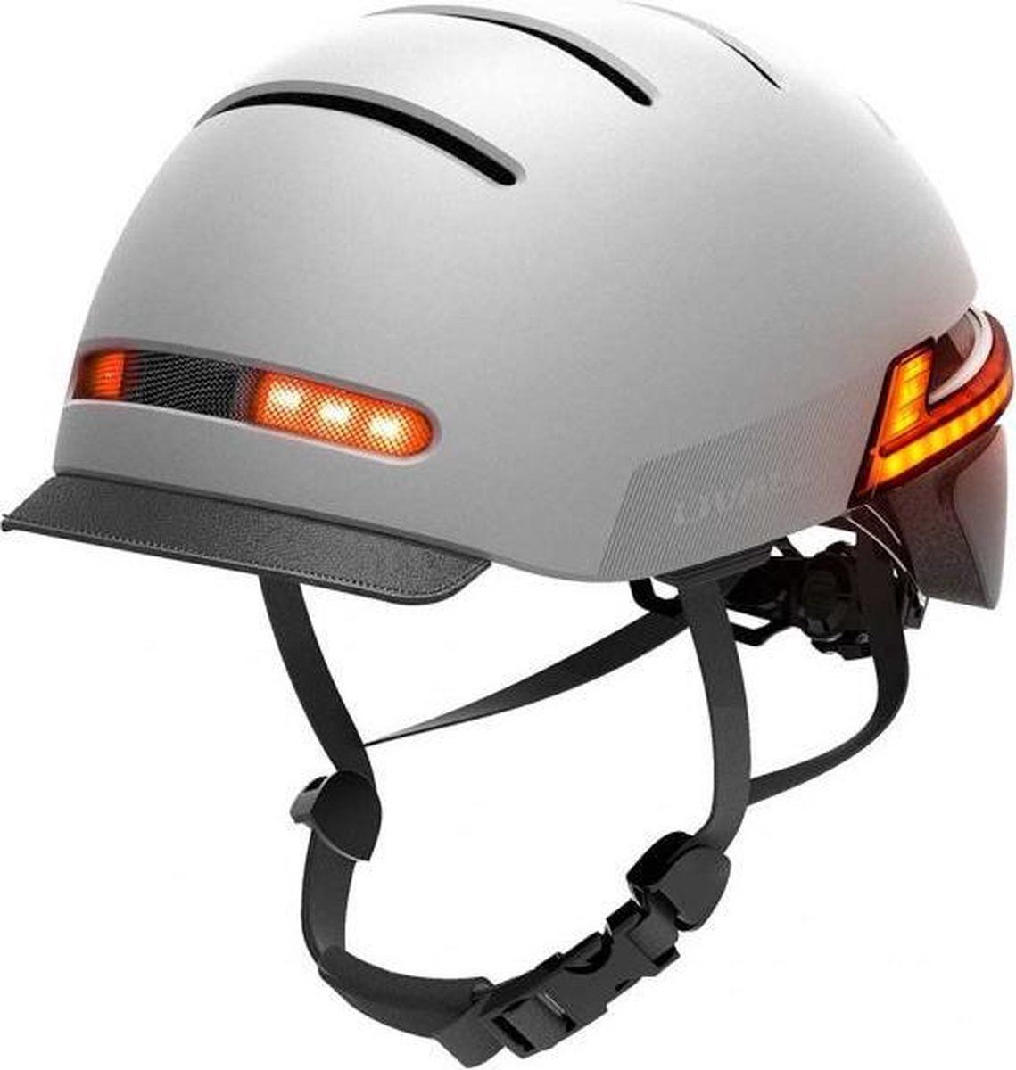 Livall BH51M - Smart Fietshelm - Sos Functie - Led Richtingaanwijzer - Grijs