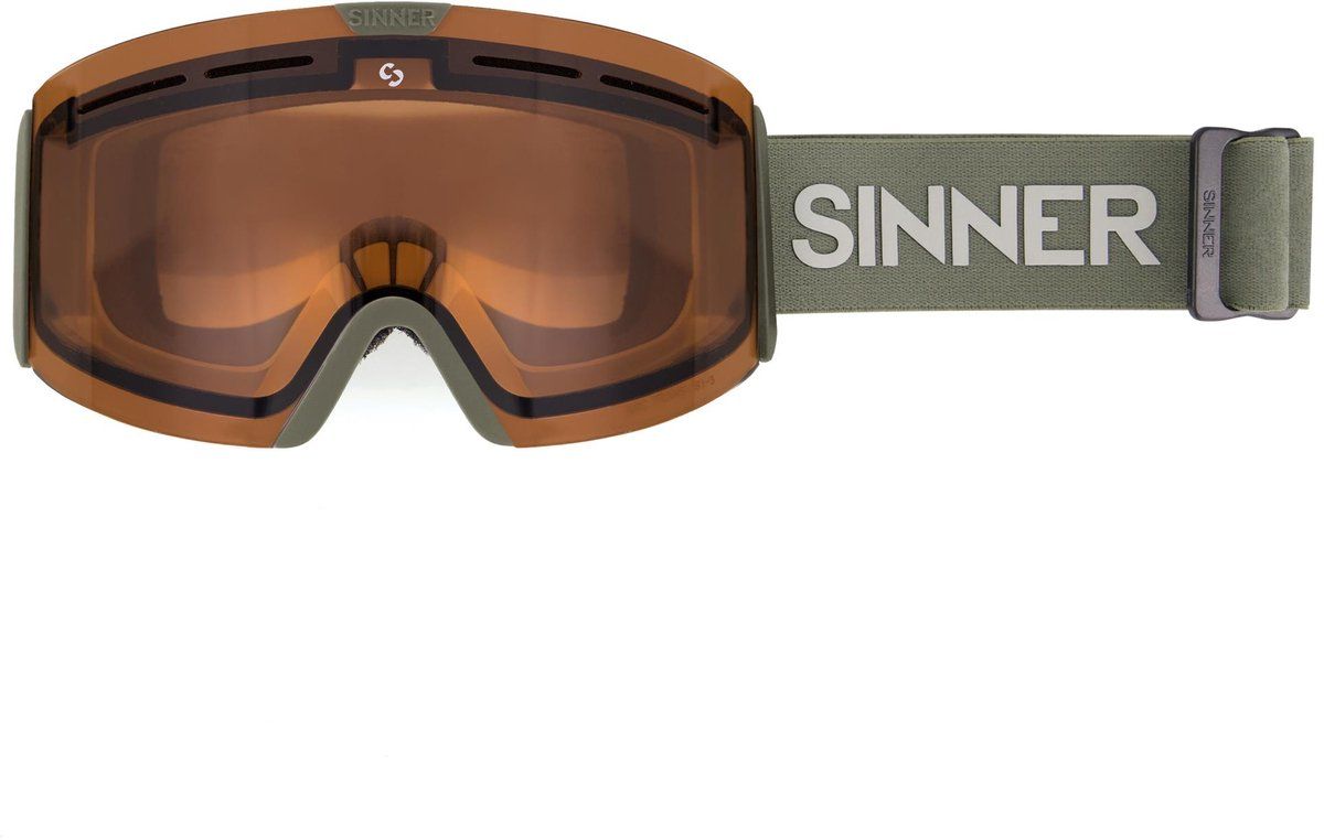 Sinner Arc Trans+ - Skibril - Photochromatische Lens - Matte Moss Green