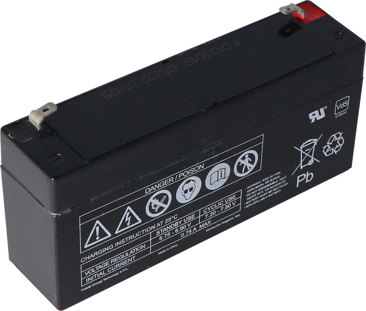 Fiamm FG10301 Loodbatterij, 3.0Ah
