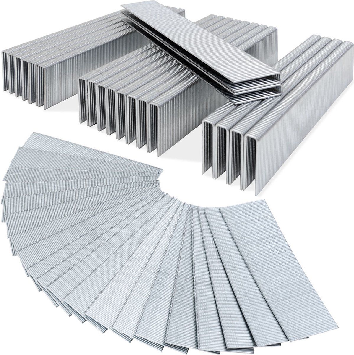 Deuba - Perslucht Nietjes - 5000 Stuks 12mm Gegalvaniseerd Staal