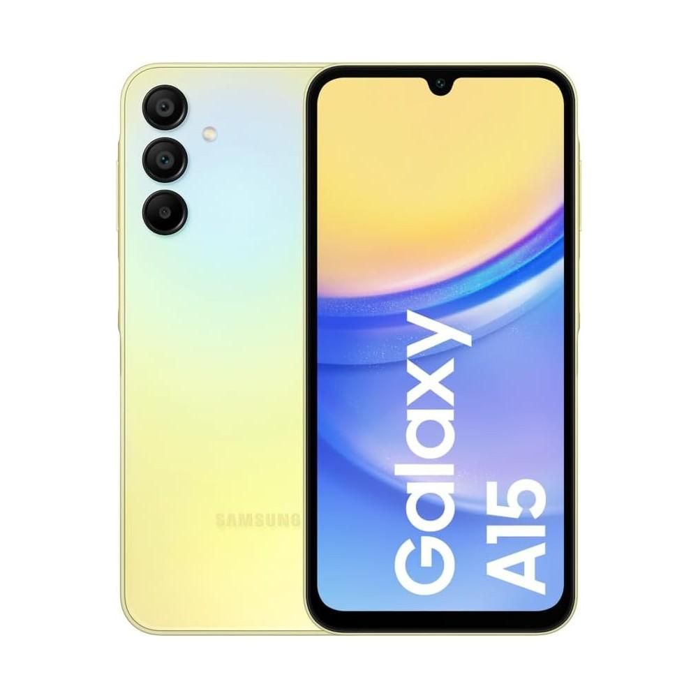 Samsung Galaxy A15 - Geel - 128 GB - Dubbele fysieke simkaart