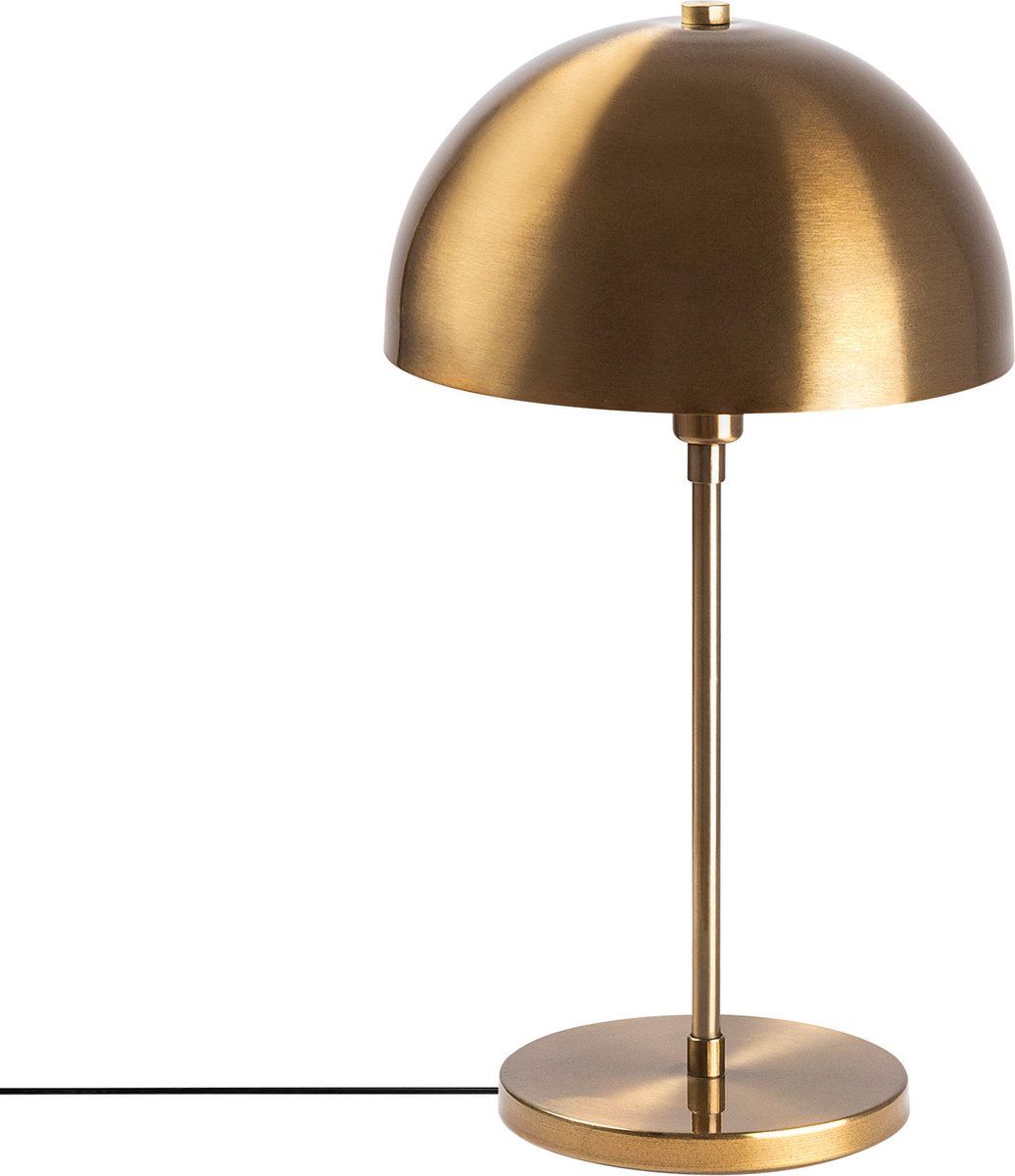 Merkloos Verlichting - Tafellamp Vintage Metaal 28x28x50cm - Stijlvolle Lucille - Sfeervolle Verlichting Voor Elk Interieur