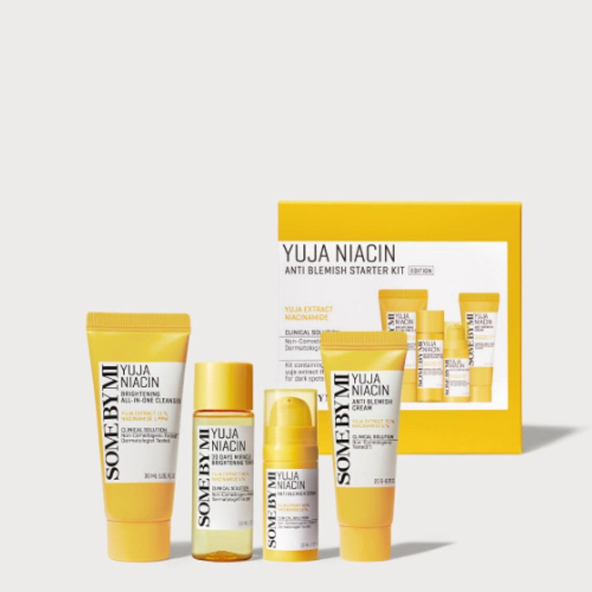 SOME BY MI - Yuja Niacin - Anti Blemish Starter Kit - 4 Delig - 90 ml