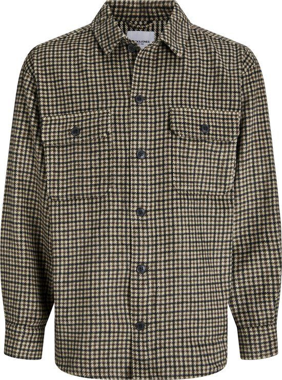 Jack & Jones Jack&Jones Essentials - Jjebradley Ollie Overshirt Ls Noos Heren Overhemd - Maat Xl