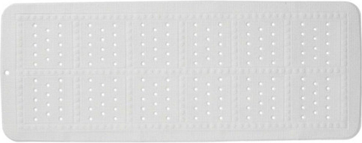 Sealskin Unilux - Antislipmat Pvc - Met Zuignappen - Wit 35x90 Cm