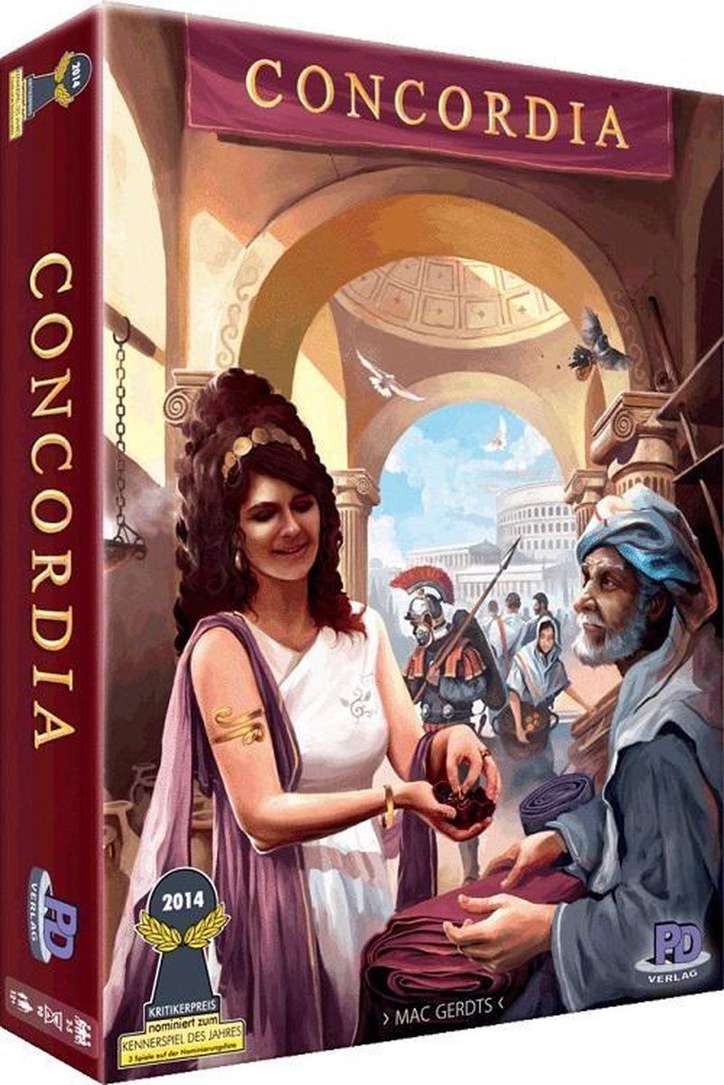 PD Verlag Pd-Verlag Concordia - Strategisch Spel - 90 Minuten Speeltijd - Engels/Duitstalig