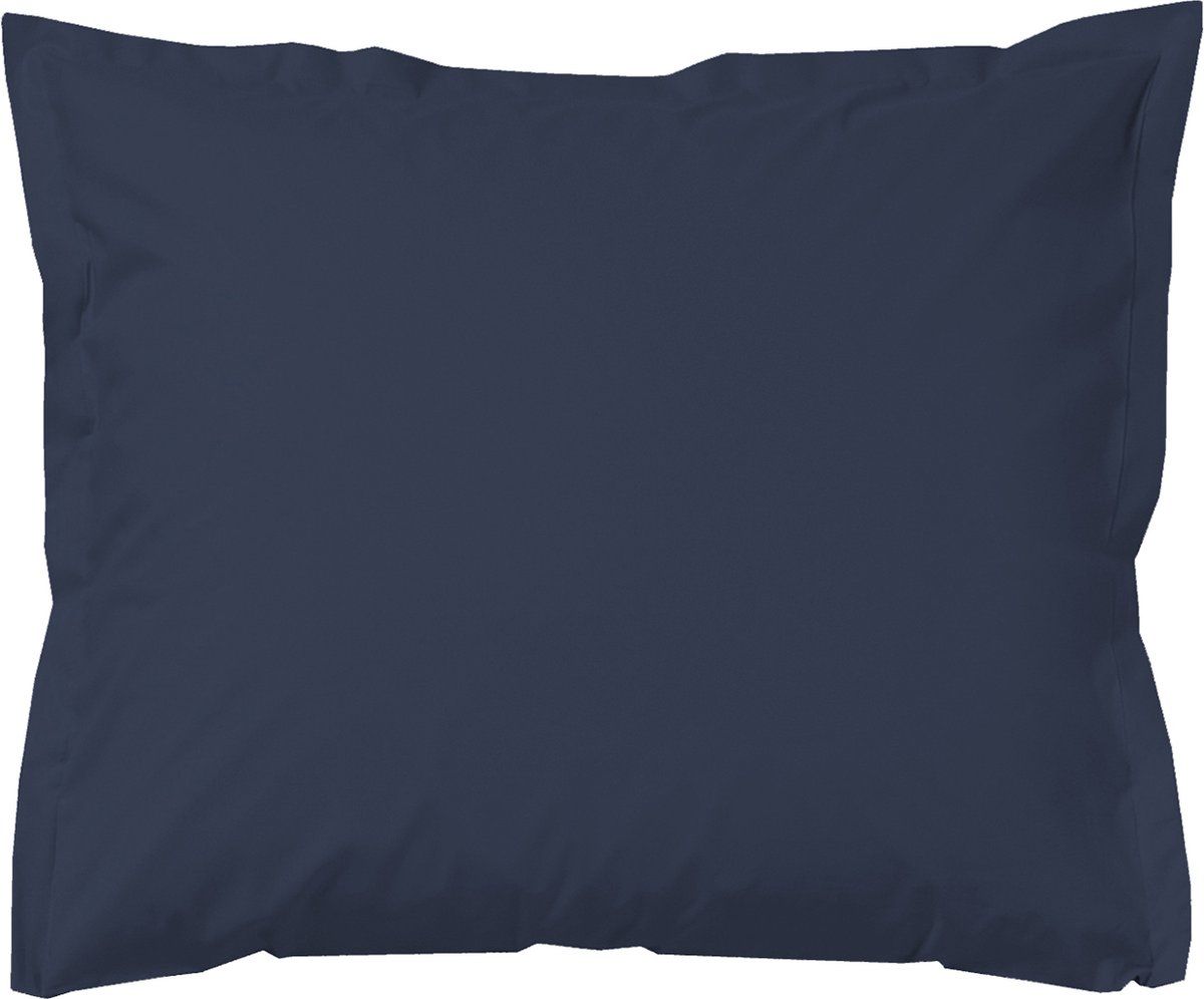 Cinderella Sundays - Kussensloop - Katoensatijn - Luxe Uitstraling - Blauw (2 Stuks)