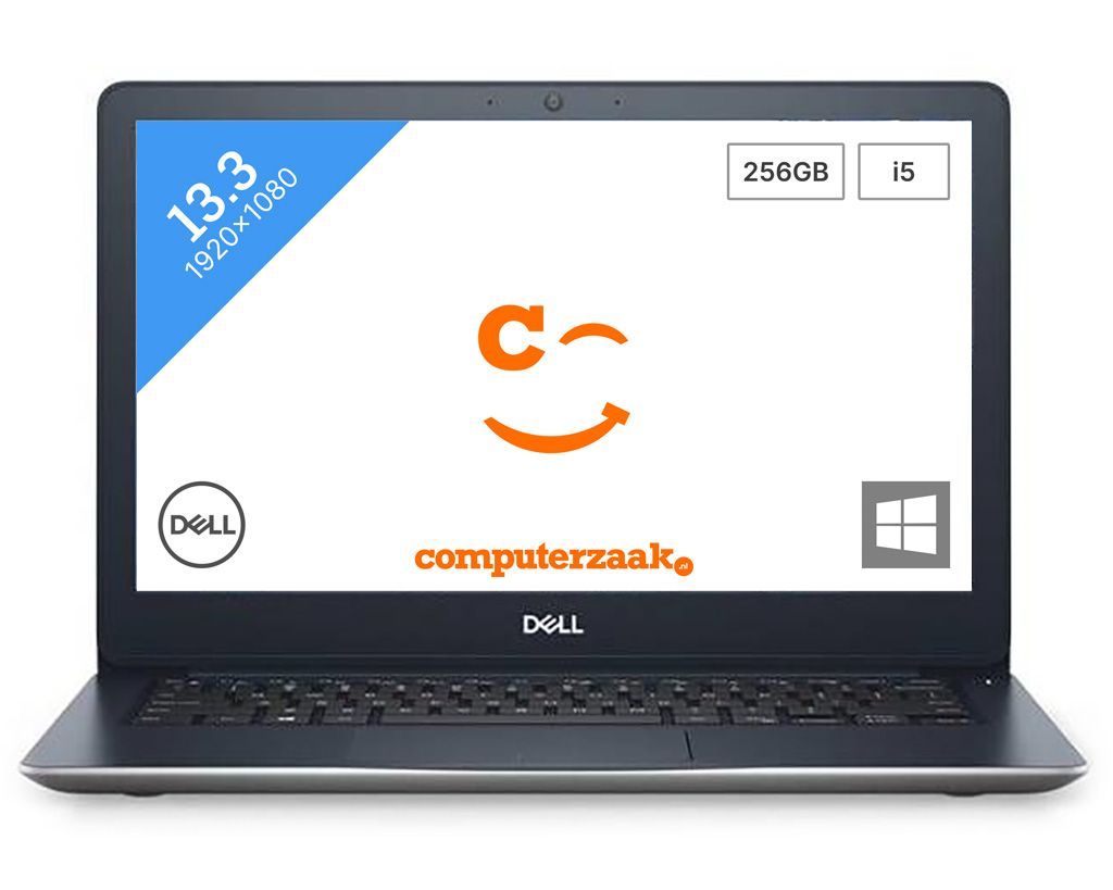 Dell Vostro 5370 - Laptop - Intel Core i5 8250U 1.60GHz 8GB Ram 256GB M.2 SSD 13.3 inch