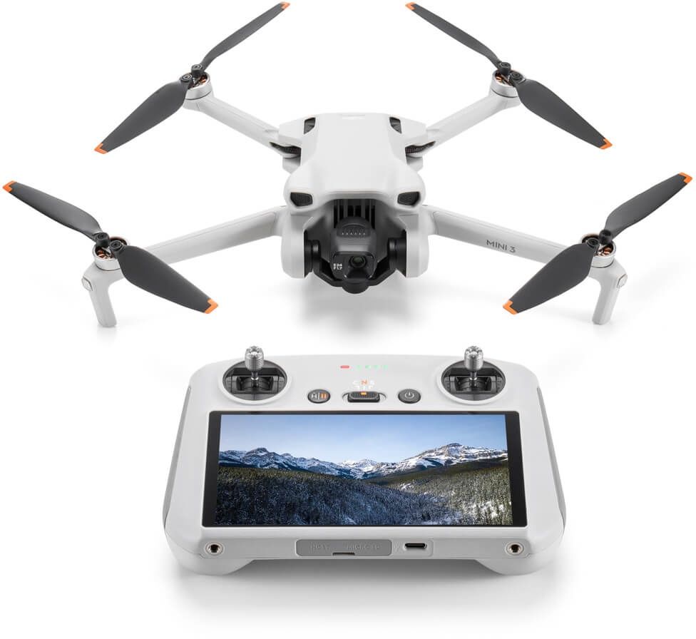 DJI Mini 3 - Drone - 4K HDR - Grijs Wit