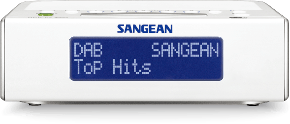 Sangean DCR-89+ - DAB+ / FM Digitale Klok Radio - 10 voorkeurzenders - Wit