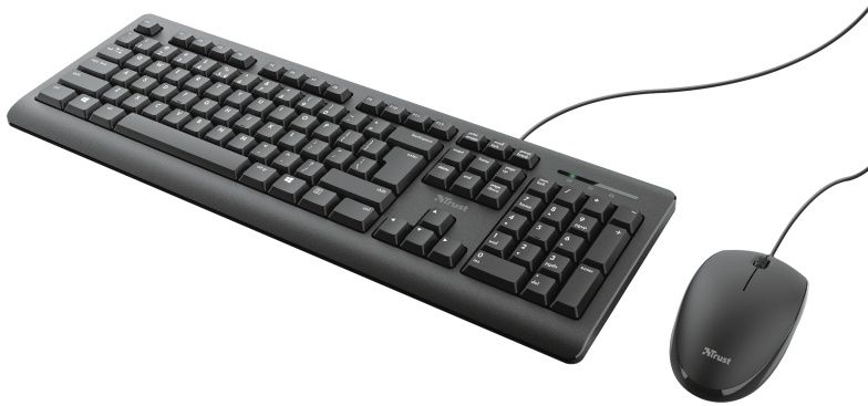 Trust Primo - Toetsenbord &amp; Muis Set - Full-Size Qwerty UK - Morsbestendig refurbished, photo 2
