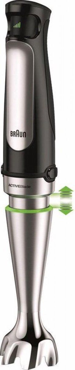 Braun Grijs/Zwart Mq 7000X - Staafmixer - Activeblade Technologie