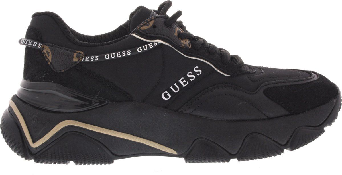 Guess Micola - Dames Sneakers - Lichtgewicht - Zwart - Maat 41