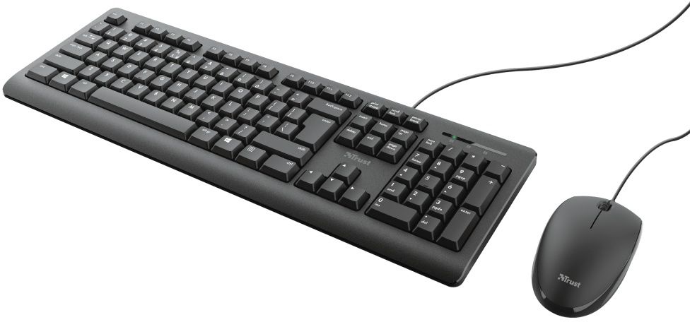 Trust Primo - Toetsenbord &amp; Muis Set - Full-Size Qwerty UK - Morsbestendig refurbished, photo 4