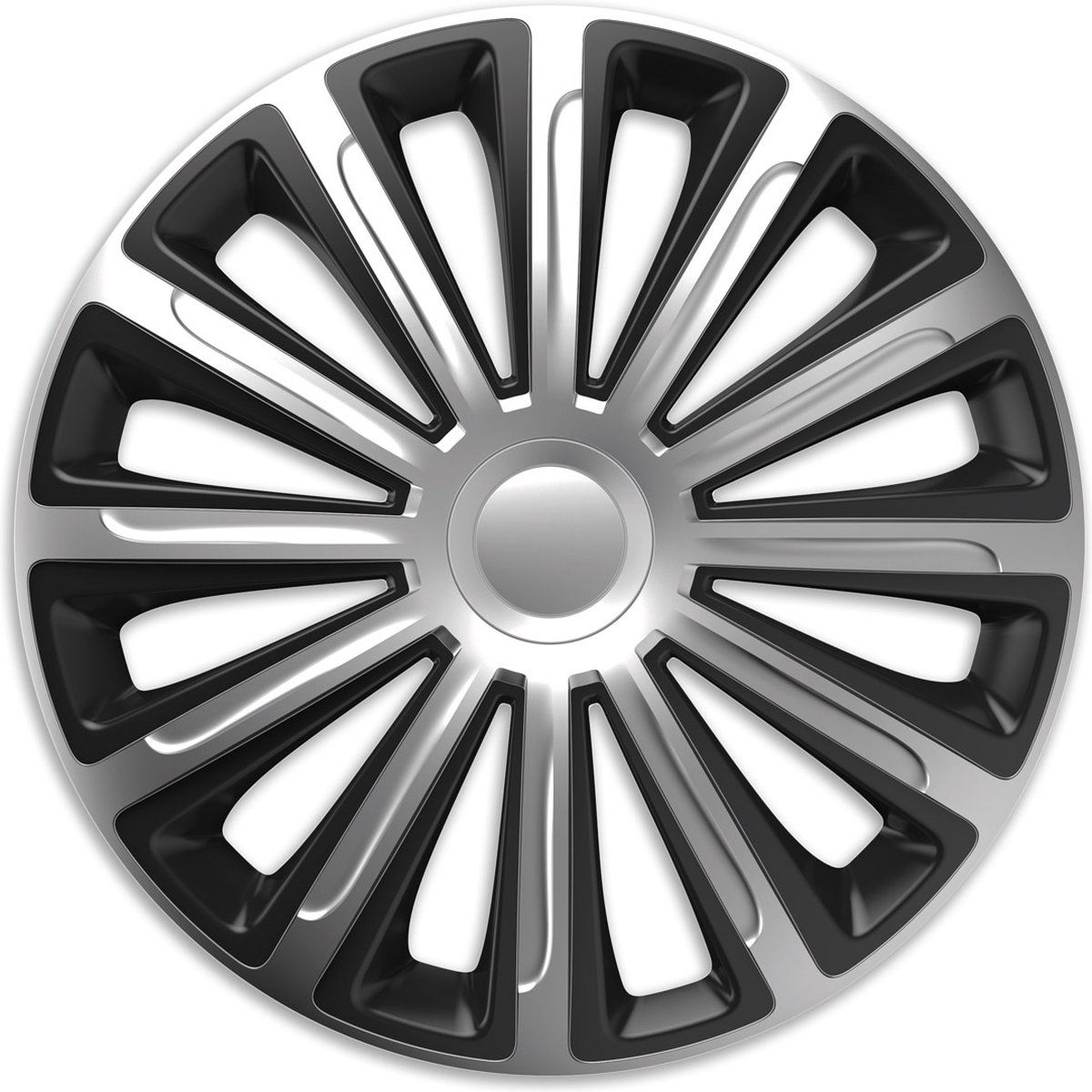 Onbekend Wieldoppen 15 Inch - Trend Zilver - 4 Stuks
