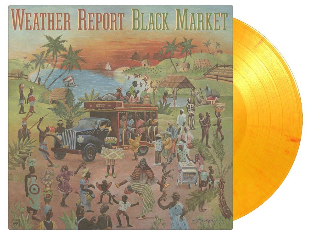 Weather Report - Black Market - Lp - Flaming Gekleurd Vinyl