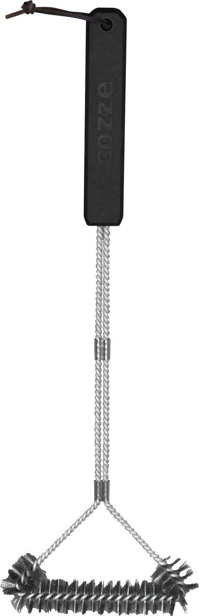 Cozze® Stalen Borstel - Grillreiniging - Roestvrij Staal 30x6x40 Cm - Zilver
