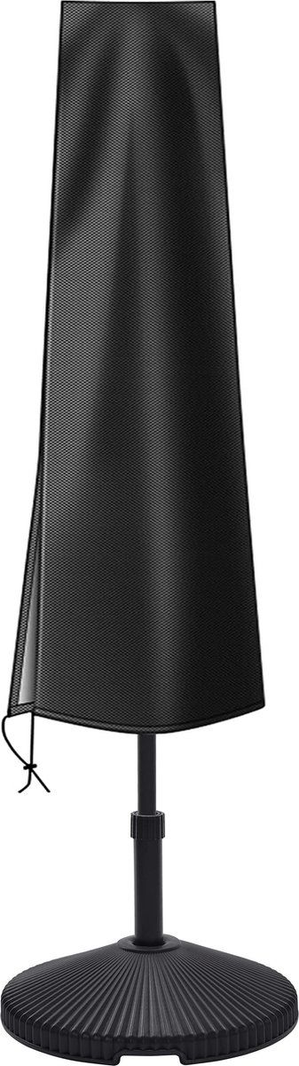 Vaive Parasolhoes 600D - Waterdicht Met Rits - Voor Zweefparasol En Staande Parasol - Zwart