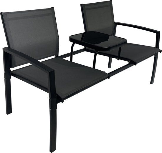 O'Daddy® Tuinbank - Tuinbankjes Weerbestendig - Tuinbanken - Tuin Bank - Tuinbank Met Tafel -