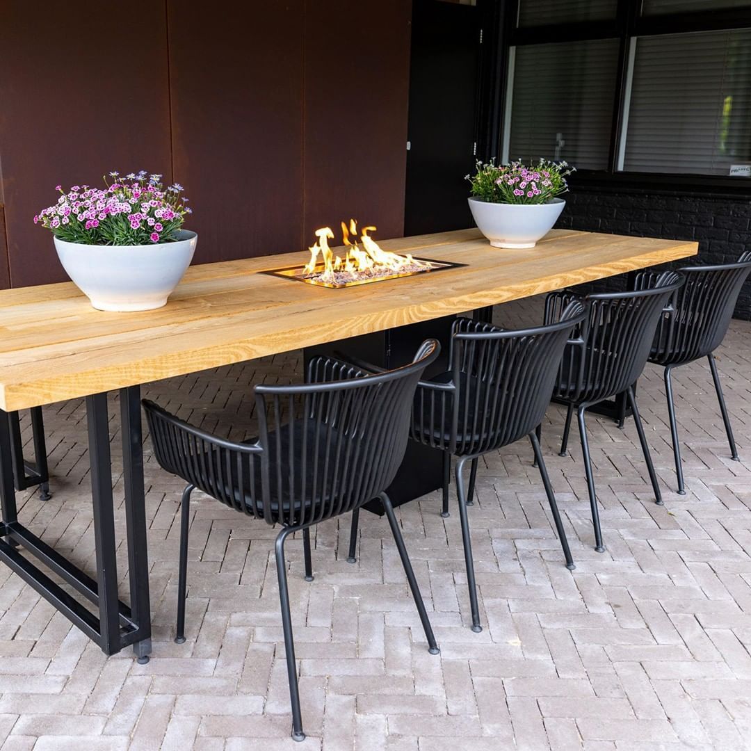 Set van 6 Kick Tuinstoel Otis - Eyecatcher - Zwart (6 stuks)