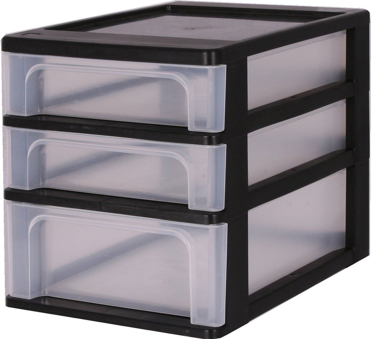 Zwart, 2 x 4L + 1x 7L Lade