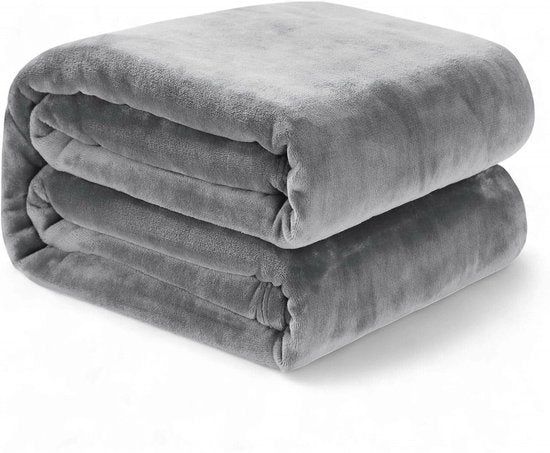 Luft Fleece Deken - 230x200cm - Extra Groot En Super Zacht - Plaid - Bankdeken - Fleece Plaid - Warm