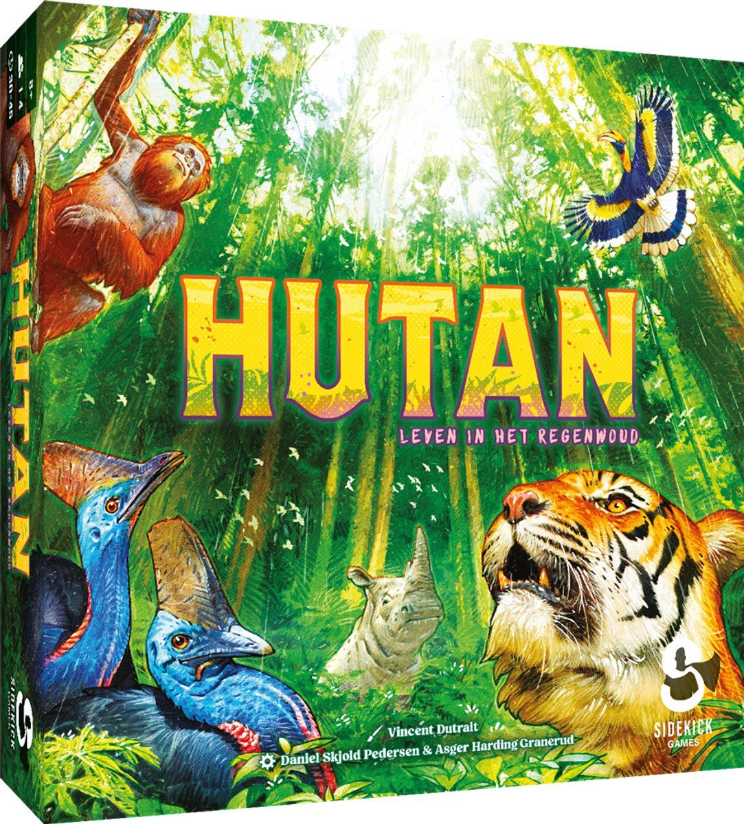 Sidekick Games Hutan - Familiespel Voor 1-4 Spelers - Regenwoud-thema Vanaf 8 Jaar