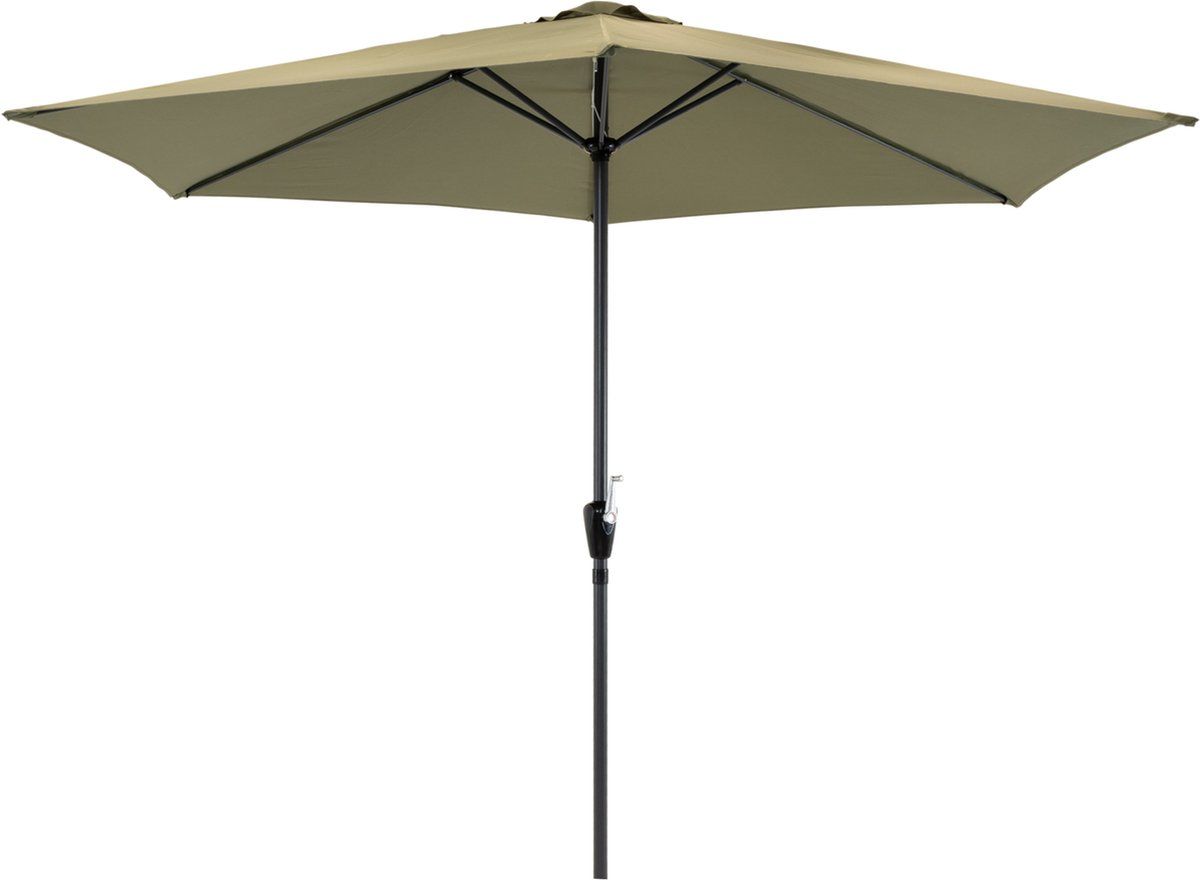 Lesli Outdoor Living - Parasol Gemini OlijfgroenØ3mtr