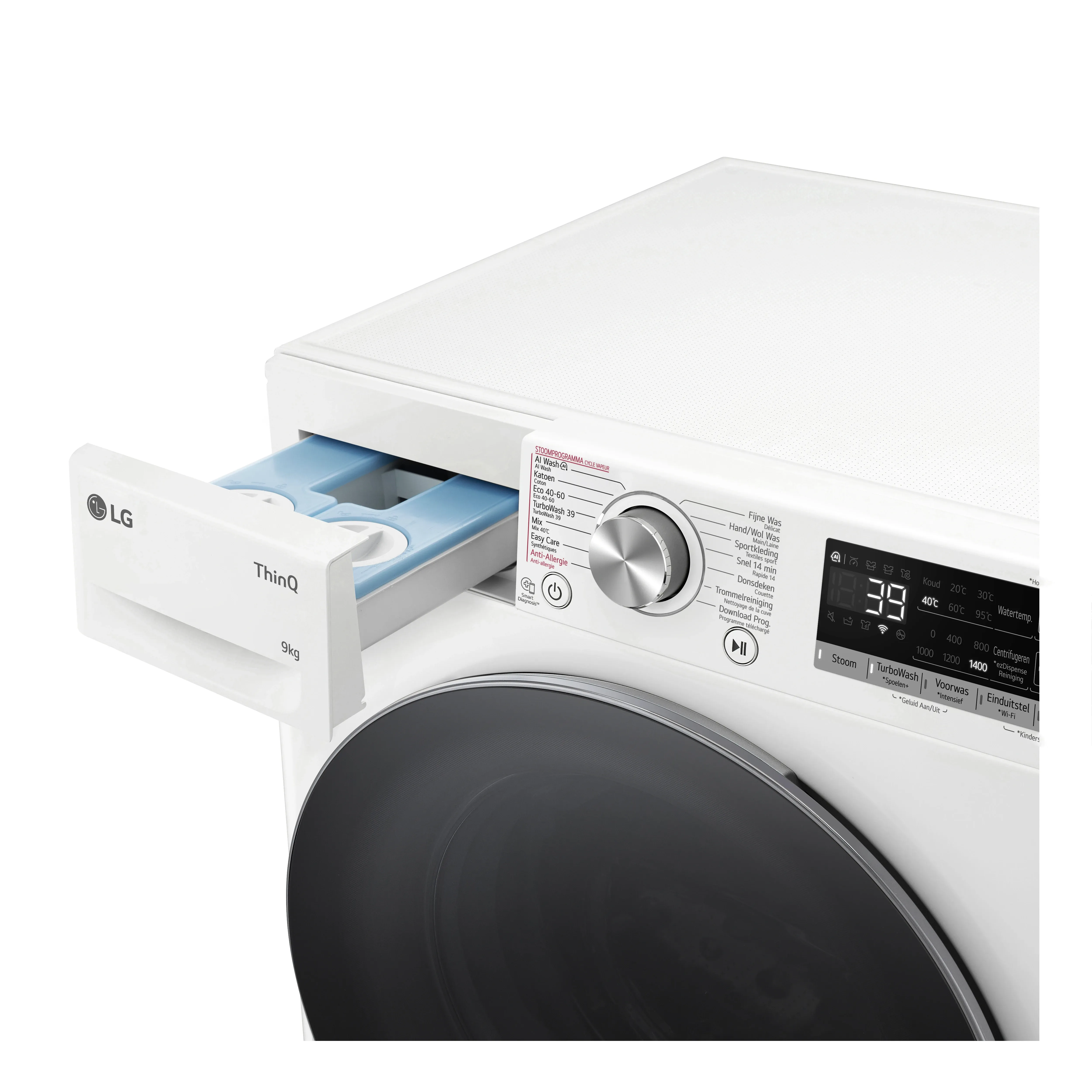 LG GC3R709S1A - Wasmachine - Slimme bediening - 85 cm hoogte - 60 cm breedte refurbished, photo 3