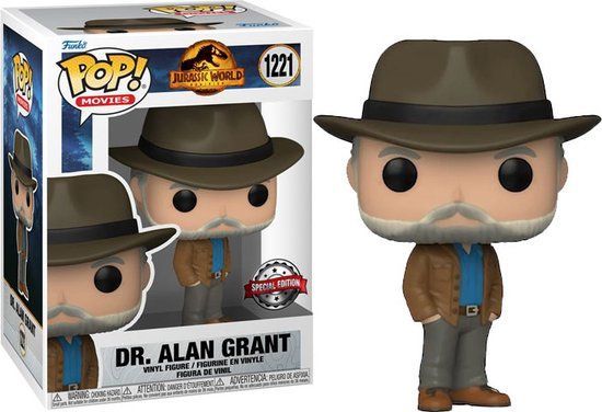 Funko Pop! - Jurassic World - Dr. Alan Grant #1221 - Exclusive Special Edition